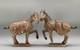 Stunning Matching Pair Ancient Tang Dynasty Style Ceramic Horse Figurines 20thc