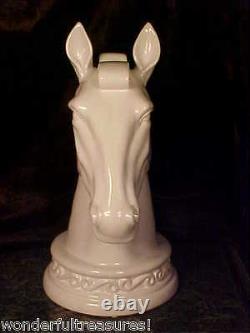 STYLIZED 12+T Porcelain Horse Head Horsehead Bust Figurine Statue BEAUTY Italy