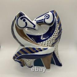 Sargadelos San Lucas Horses Porcelain Modern Sculpture Figurine Made In Spain