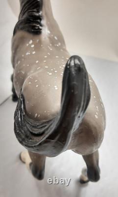 Scarce 1991 Breyer Galaxias CofA LTD Cold Cast Porcelain Prancing Arabian Dapple