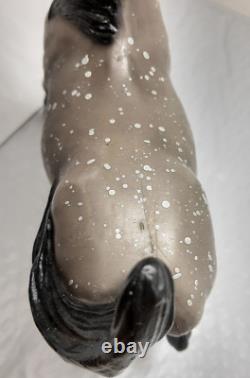 Scarce 1991 Breyer Galaxias CofA LTD Cold Cast Porcelain Prancing Arabian Dapple