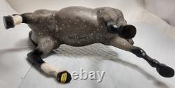 Scarce 1991 Breyer Galaxias CofA LTD Cold Cast Porcelain Prancing Arabian Dapple