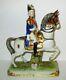 Scheib Alsbach Soult Germany Porcelain General On Horse Soldier Figurine Statue