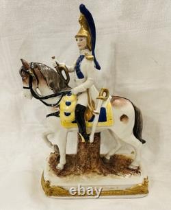 Scheibe-Alsbach GARDE IMPERIALE Porcelain Figurine Kister German Horse Napoleon