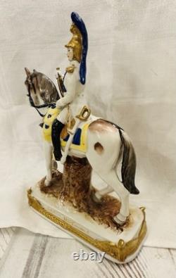 Scheibe-Alsbach GARDE IMPERIALE Porcelain Figurine Kister German Horse Napoleon