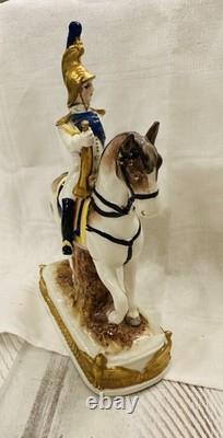 Scheibe-Alsbach GARDE IMPERIALE Porcelain Figurine Kister German Horse Napoleon