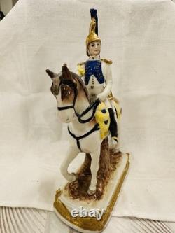 Scheibe-Alsbach GARDE IMPERIALE Porcelain Figurine Kister German Horse Napoleon