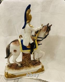 Scheibe-Alsbach GARDE IMPERIALE Porcelain Figurine Kister German Horse Napoleon