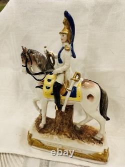 Scheibe-Alsbach GARDE IMPERIALE Porcelain Figurine Kister German Horse Napoleon