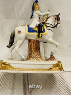 Scheibe-Alsbach GARDE IMPERIALE Porcelain Figurine Kister German Horse Napoleon