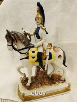 Scheibe-Alsbach GARDE IMPERIALE Porcelain Figurine Kister German Horse Napoleon