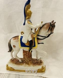 Scheibe-Alsbach GARDE IMPERIALE Porcelain Figurine Kister German Horse Napoleon