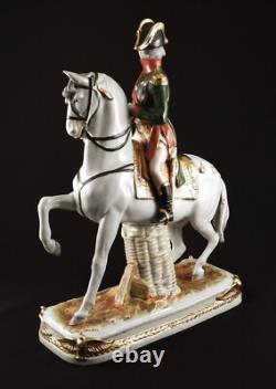 Scheibe-Alsbach Germany Porcelain Figurine Napoleon Marshall Bessieres on Horse