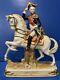 Scheibe-alsbach Porcelain Figurine Davoust German Military Horse Rider