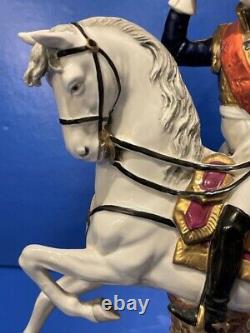 Scheibe-Alsbach Porcelain Figurine Davoust German Military Horse Rider