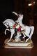Scheibe Alsbach Porcelain Figurine Napoleon A Cherbourg On Horse Figurine 10.5