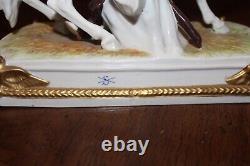 Scheibe Alsbach Porcelain Figurine Napoleon A Cherbourg on Horse Figurine 10.5