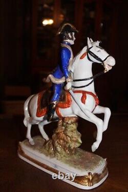 Scheibe Alsbach Porcelain Figurine Napoleon Soldier Pierre Claude Pajol 11.5