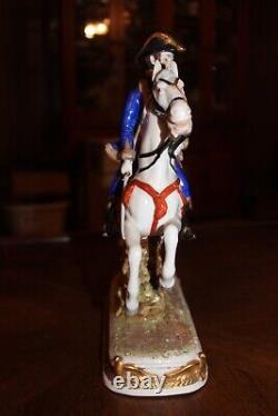Scheibe Alsbach Porcelain Figurine Napoleon Soldier Pierre Claude Pajol 11.5