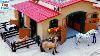 Schleich Stable With Horses Playset For Kids
