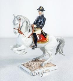Sculpture Horse Porcelain Unter Weiss Bach Levadé Spanish Riding School Vienna