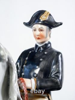 Sculpture Horse Porcelain Unter Weiss Bach Levadé Spanish Riding School Vienna