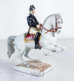Sculpture Horse Porcelain Unter Weiss Bach Levadé Spanish Riding School Vienna