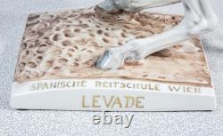 Sculpture Horse Porcelain Unter Weiss Bach Levadé Spanish Riding School Vienna