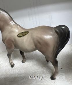 Spectacular Hagen Renaker ZARA, ARABIAN MARE Light Rose Grey. B-655