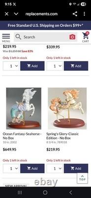 Spring's Glory-Classic Edition Lenox Carousel Animals Collection
