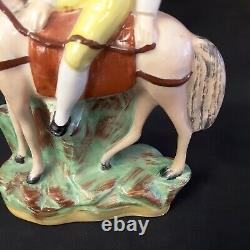 Staffordshire Figurine, Rider On Horse