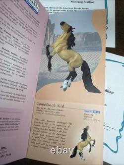 Stallions USA Horses 2000 Comeback Kid Mustang Porcelain Ltd Ed Nancy Belden