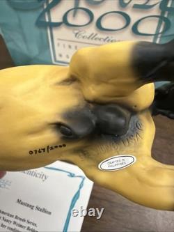 Stallions USA Horses 2000 Comeback Kid Mustang Porcelain Ltd Ed Nancy Belden