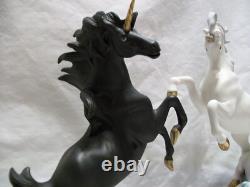 Statue Unicorn PrincetonGallery horse china Porcelain Ceramic figurine RARE lot