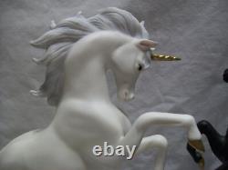 Statue Unicorn PrincetonGallery horse china Porcelain Ceramic figurine RARE lot