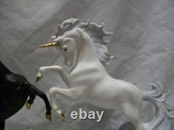 Statue Unicorn PrincetonGallery horse china Porcelain Ceramic figurine RARE lot