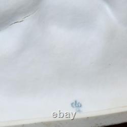 Stunning Large Sitzendorf Germany Porcelain Courting Couple Grey Horse Sculpture