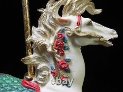 THE FRANKLIN MINT Coca Cola Carousel Lady with Porcelain Horse B11ZG40