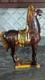 Tang-style Chinese Ceramic Horse Amber Green Drip Glaze Statue 18 Heavy-large