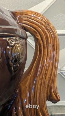 Tang-Style Chinese Ceramic Horse Amber Green Drip Glaze Statue 18 Heavy-Large