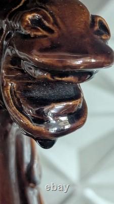 Tang-Style Chinese Ceramic Horse Amber Green Drip Glaze Statue 18 Heavy-Large