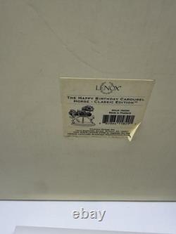 The Happy Birthday Carousel Horse Lenox Classic Edition NEW Original Box & Cert