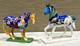 Trail Of Painted Ponies- Pair Of 2 Retired Porcelain Horse Collectible Figurines