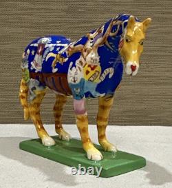 Trail of Painted Ponies- Pair of 2 Retired Porcelain Horse Collectible Figurines