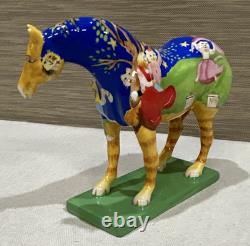 Trail of Painted Ponies- Pair of 2 Retired Porcelain Horse Collectible Figurines