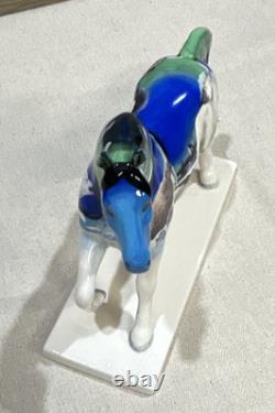 Trail of Painted Ponies- Pair of 2 Retired Porcelain Horse Collectible Figurines