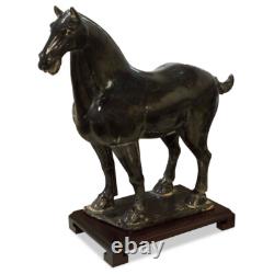 US Seller Tang Glazed Ceramic Horse Oriental Statue