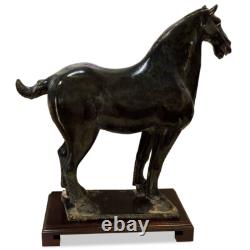 US Seller Tang Glazed Ceramic Horse Oriental Statue