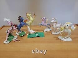 Ultra Rare The Franklin Mint Pretty Ponies Porcelain Set Of 6 1991 Horses Sample