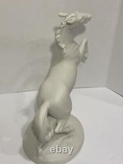 Unterweissbach Porcelain Figurine Vintage Jumping Horse By Kurt Steiner Germany